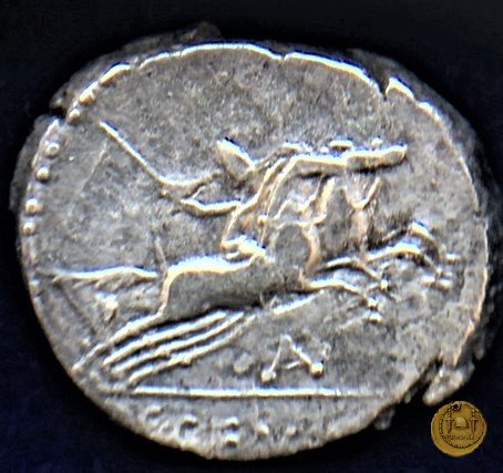 346/1 - denario C. Marcius Censorinus 88 BC (Roma)