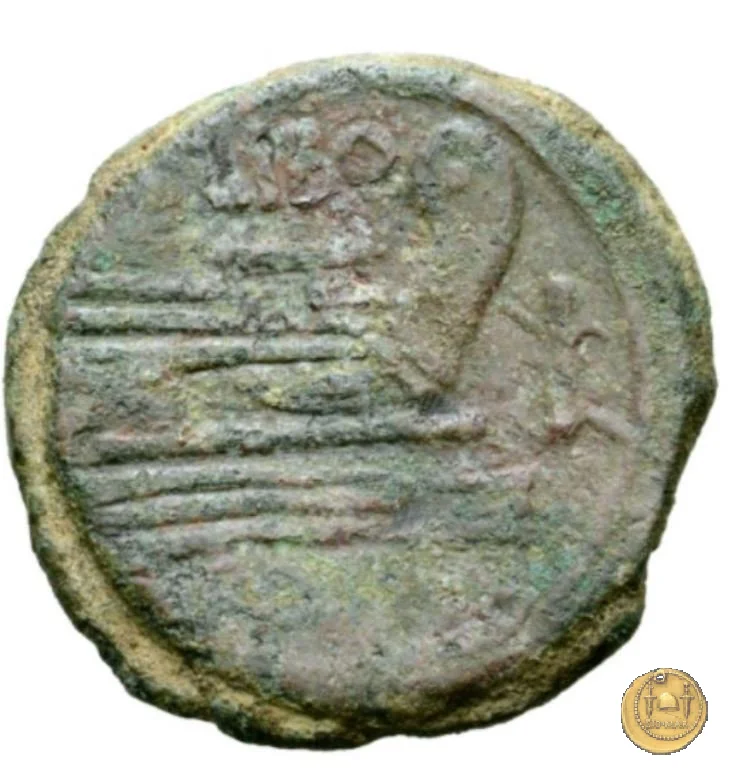 215/2 - asse Q. Marcius Libo 148&nbsp;BC (Roma)