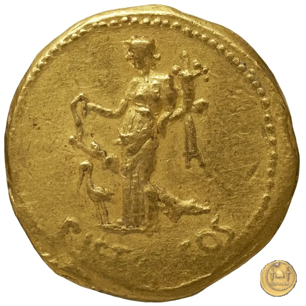 516/1 - aureo M. Antonius 41&nbsp;BC (Itinerante con M. Antonius)