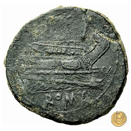 100/1 - asse 209-208 BC (Canusium)