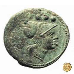 100/3 - triente 209-208 a.C. (Canusium)