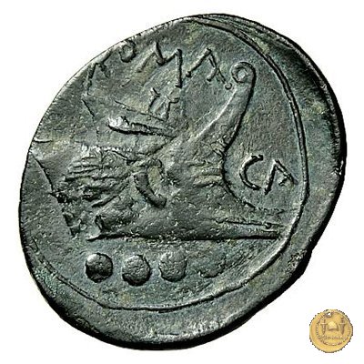 100/3 - triente 209-208 BC (Canusium)