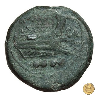 100/3 - triente 209-208 BC (Canusium)