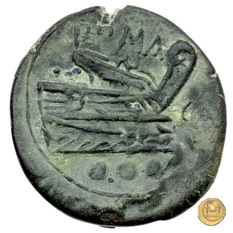 100/3 - triente 209-208 BC (Canusium)