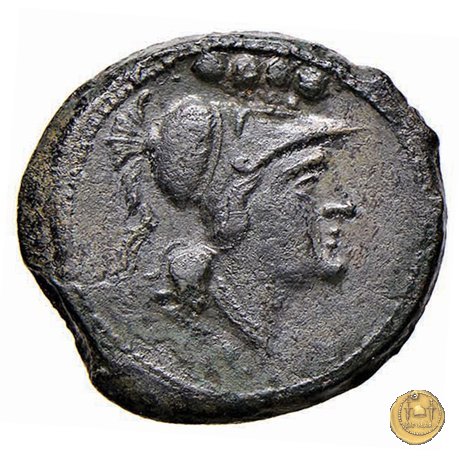 100/3 - triente 209-208 BC (Canusium)