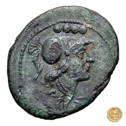 100/3 - triente 209-208 BC (Canusium)