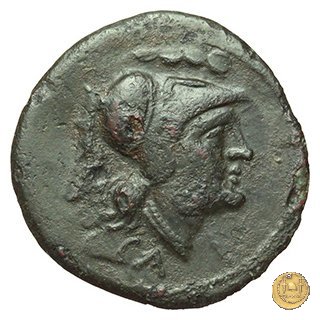 100/3 - triente 209-208 BC (Canusium)