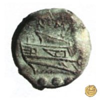 100/4 - quadrante 209-208 a.C. (Canusium)