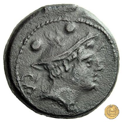 100/5 - sestante 209-208 BC (Canusium)