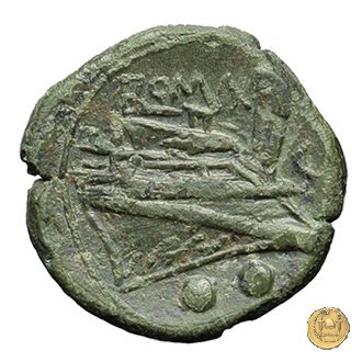 100/5 - sestante 209-208 BC (Canusium)