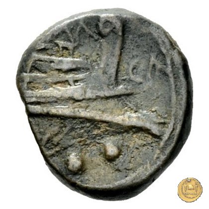100/5 - sestante 209-208 a.C. (Canusium)