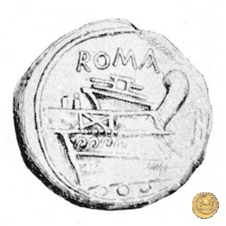 106/6 - triente 208 BC (Etruria ?)