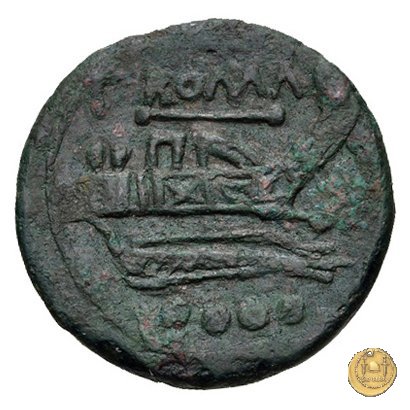 106/6 - triente 208 BC (Etruria ?)