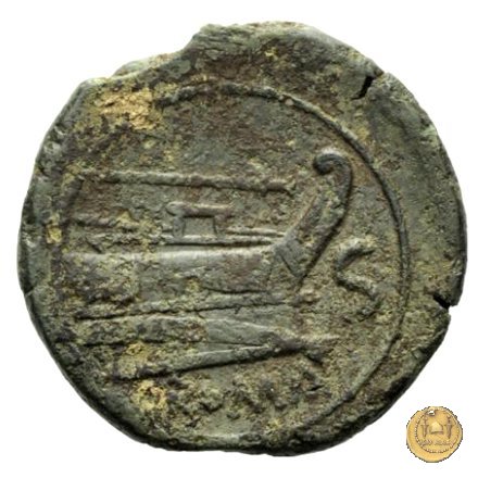 112/4 - semisse 206-195 BC (Roma)