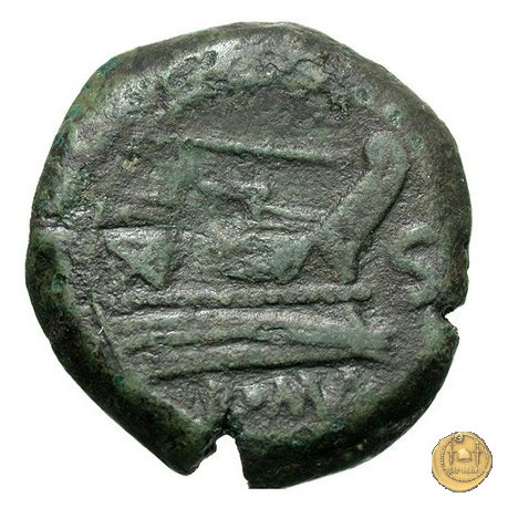 112/4 - semisse 206-195 BC (Roma)