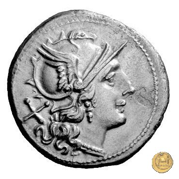 114/1 - rostro di nave (rostrum tridens) 206-195 BC (Roma)