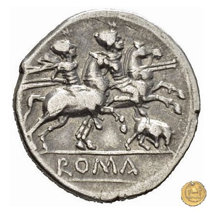 116/1 - toro scalpitante (butting bull) 206-195 BC (Roma)