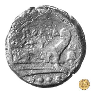 118/3 - triente 206-195 BC (Roma)