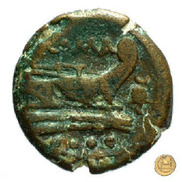 118/3 - triente 206-195 BC (Roma)