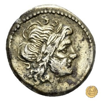 119/1 - fulmine (thunderbolt) 206-195 BC (Roma)