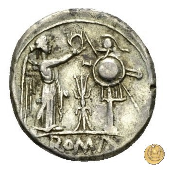 119/1 - fulmine (thunderbolt) 206-195 BC (Roma)