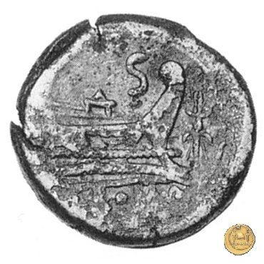 119/4 - semisse 206-195 BC (Roma)