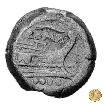 120/5 - triente 206-195 BC (Roma)