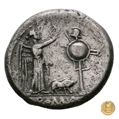 121/1 - scrofa (sow) 206-195 BC (Roma)