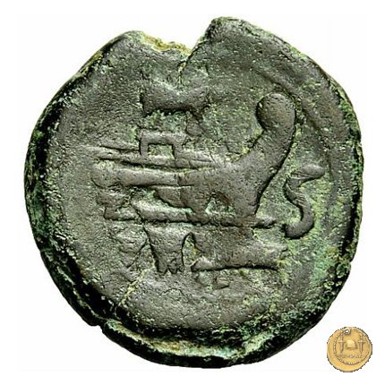 121/4 - semisse 206-195 BC (Roma)