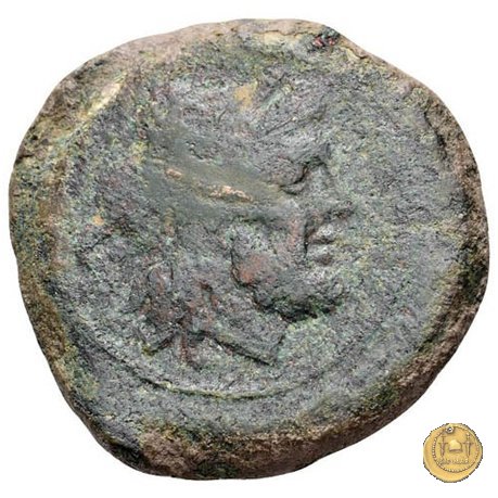 121/4 - semisse 206-195 BC (Roma)