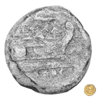 121/5 - triente 206-195 BC (Roma)