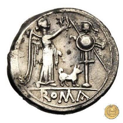 122/1 - cane (dog) 206-195 BC (Roma)