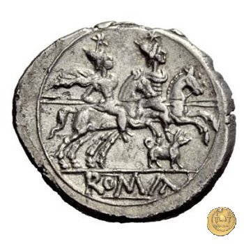 122/2 - cane (dog) 206-195 BC (Roma)