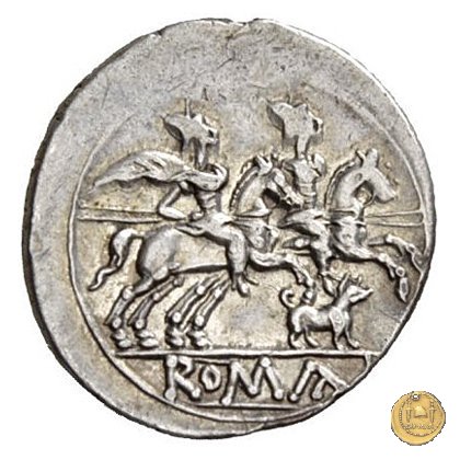 122/2 - cane (dog) 206-195 BC (Roma)