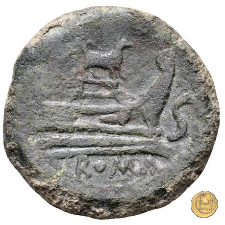 122/4 - semisse 206-195 BC (Roma)