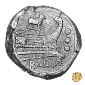 122/6 - quadrante 206-195 BC (Roma)