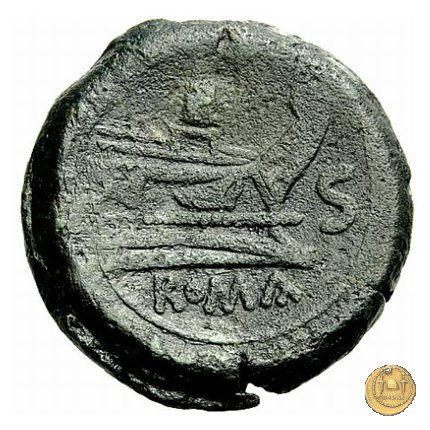 124/4 - semisse 206-195 BC (Roma)