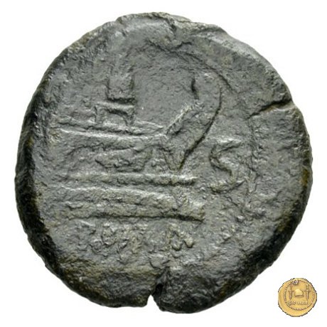 124/4 - semisse 206-195 a.C. (Roma)