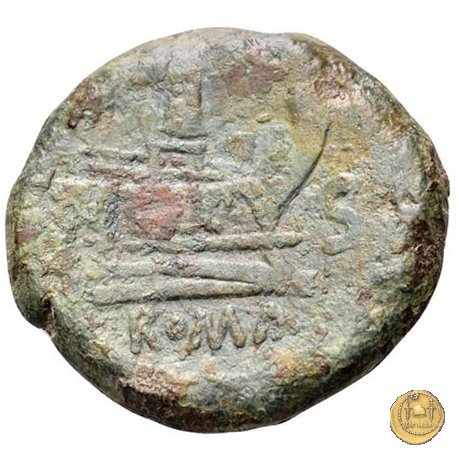 124/4 - semisse 206-195 BC (Roma)