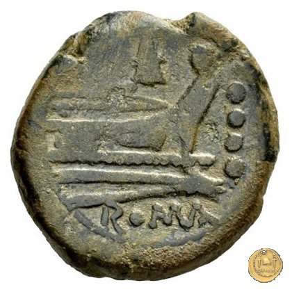 124/5 - triente 206-195 BC (Roma)