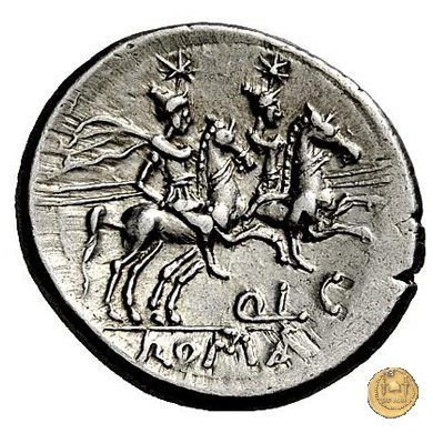 125/1 - denario Q. Lutatius Catulus (o Cerco) 206-200 BC