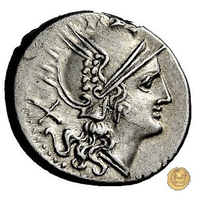 125/1 - denario Q. Lutatius Catulus (o Cerco) 206-200 BC