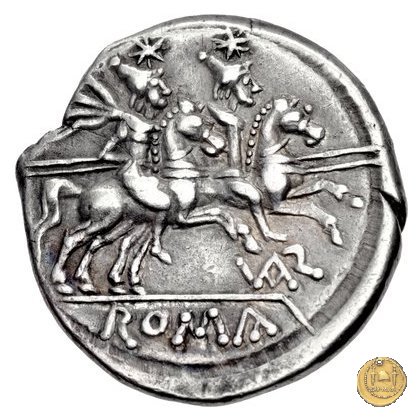 126/1 - denario A. Terentius Varro 206-200 BC