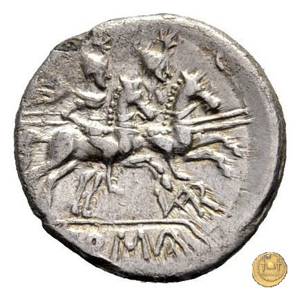 126/1 - denario A. Terentius Varro 206-200 BC