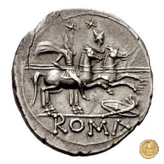 128/1 - denario Decius 206-200 BC