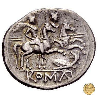 128/1 - denario Decius 206-200 BC