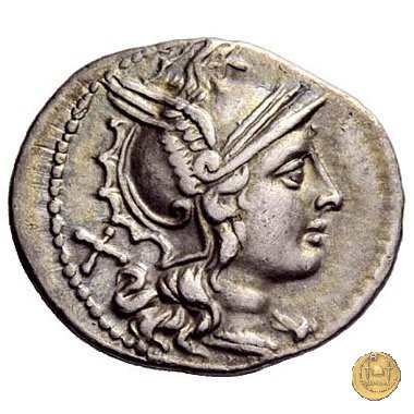 128/1 - denario Decius 206-200 BC