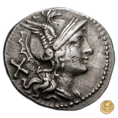 128/1 - denario Decius 206-200 BC