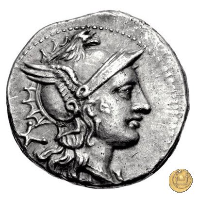 128/1 - denario Decius 206-200 BC