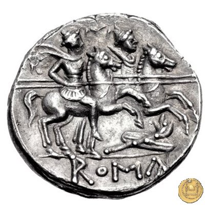 128/1 - denario Decius 206-200 BC